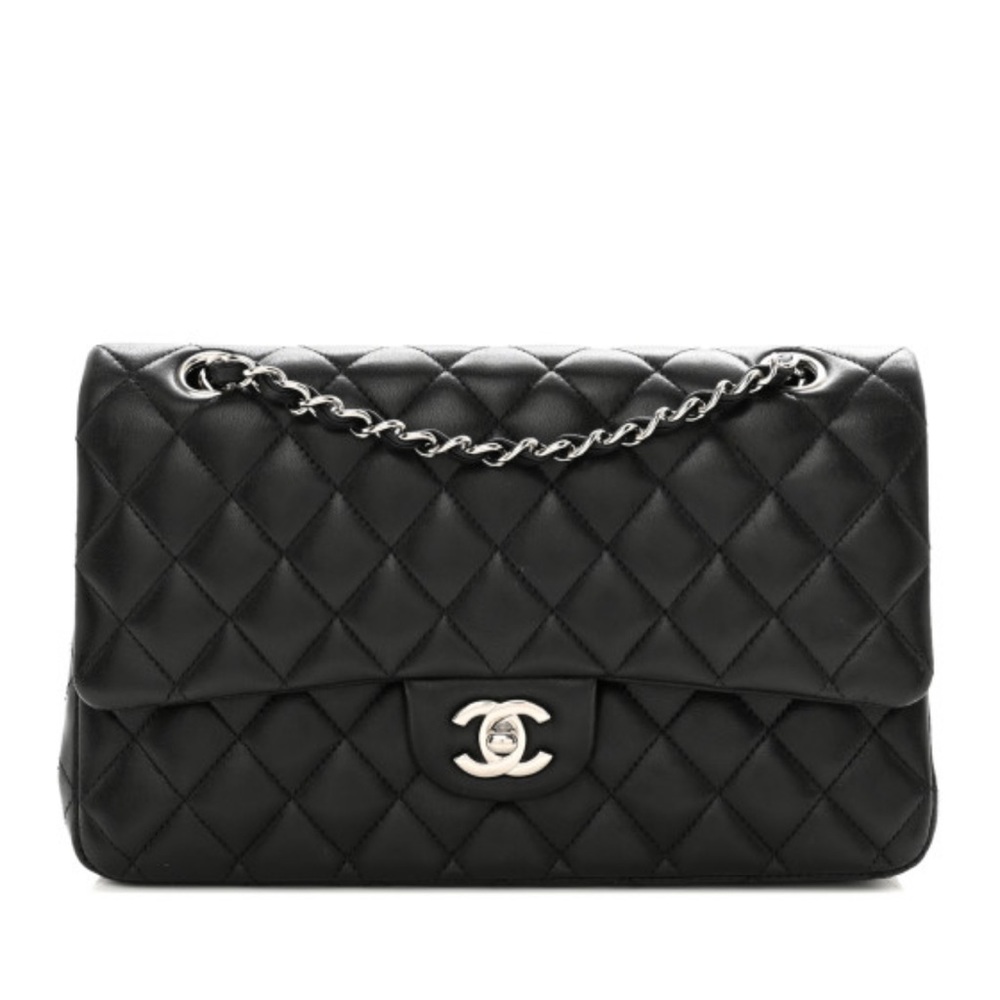 💎✨ CHANEL Lambskin Quilted Medium Double Flap Bag